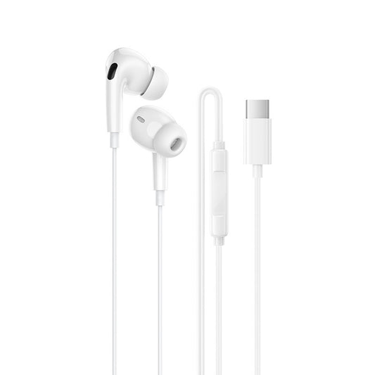 Casque mains libres USB-C Borofone BM100 Pro Fuente, Blanc