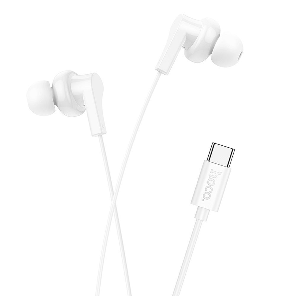 Kit mains libres USB-C HOCO M114, Blanc