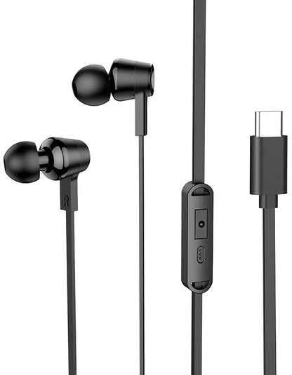 Handsfree USB-C HOCO M86, Schwarz