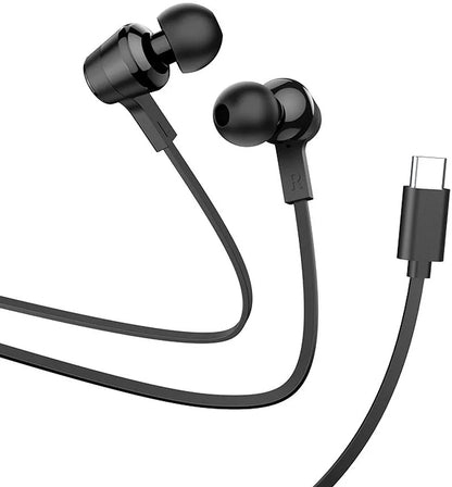 Handsfree USB-C HOCO M86, Schwarz