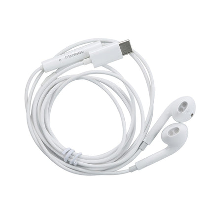 Handsfree USB-C McDodo HP-6071 Element, 1,2m, Weiß