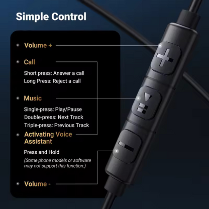 Kit mains libres USB-C UGREEN EP105, Noir