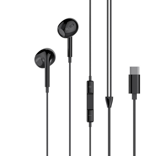 Casque mains libres USB-C XO Design EP74, Noir