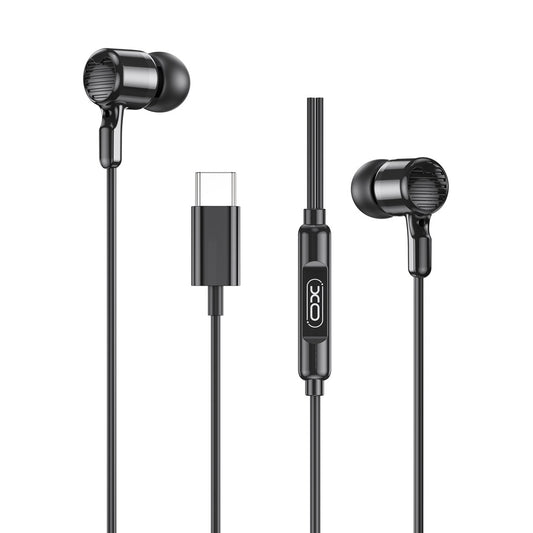 Handsfree USB-C XO Design EP81, Schwarz