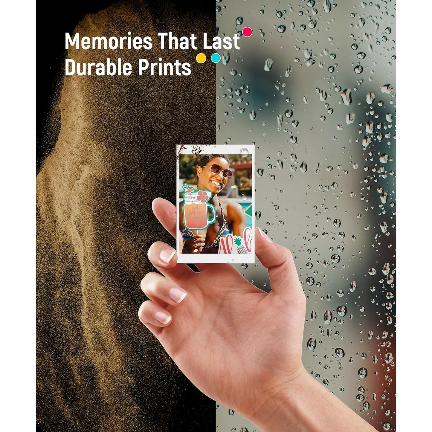 Liene Photo Paper for Pearl 2x3 Printer, Set of 50 pieces
