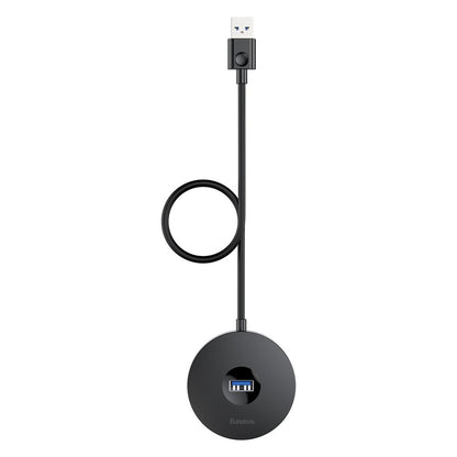 Baseus Runder USB-Hub, 3 x USB-A - 1 x USB-A 3.0, 1m, Schwarz CAHUB-U01 CAHUB-U01