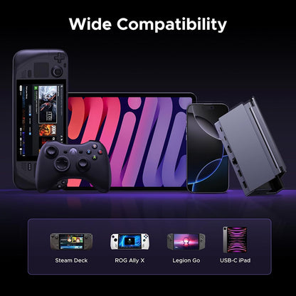 Support Hub UGREEN 75126 pour Console Portable, Gris