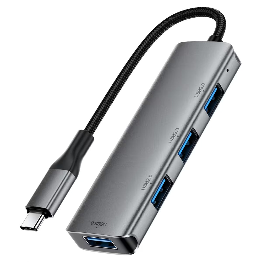 Hub USB-C Acefast J15, 4 en 1, Gris