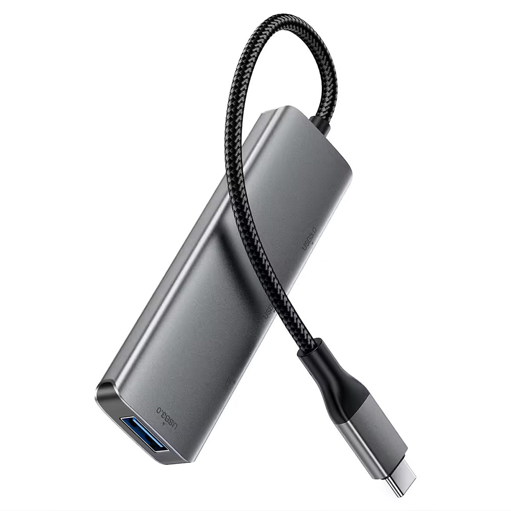 Hub USB-C Acefast J15, 4 en 1, Gris