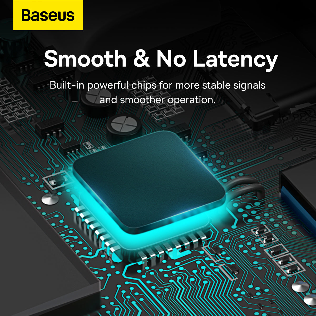 USB-C Hub Baseus Lite, 4 x USB-A 3.2, 2m, Weiß