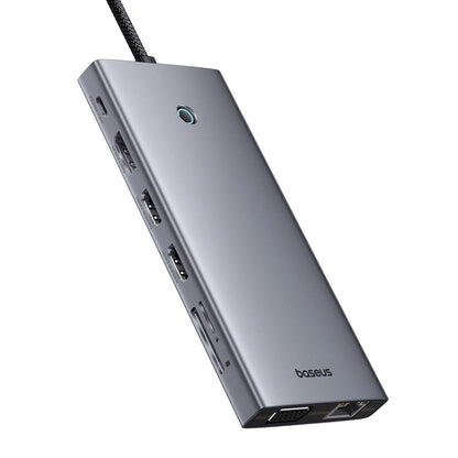 Hub USB-C Baseus PortalJoy, 13 en 1, Gris B00053002811-01