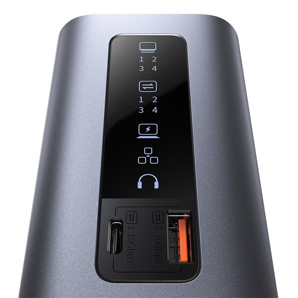 Hub USB-C Baseus SpaceMate, 11in1, Grau B00568101813-00