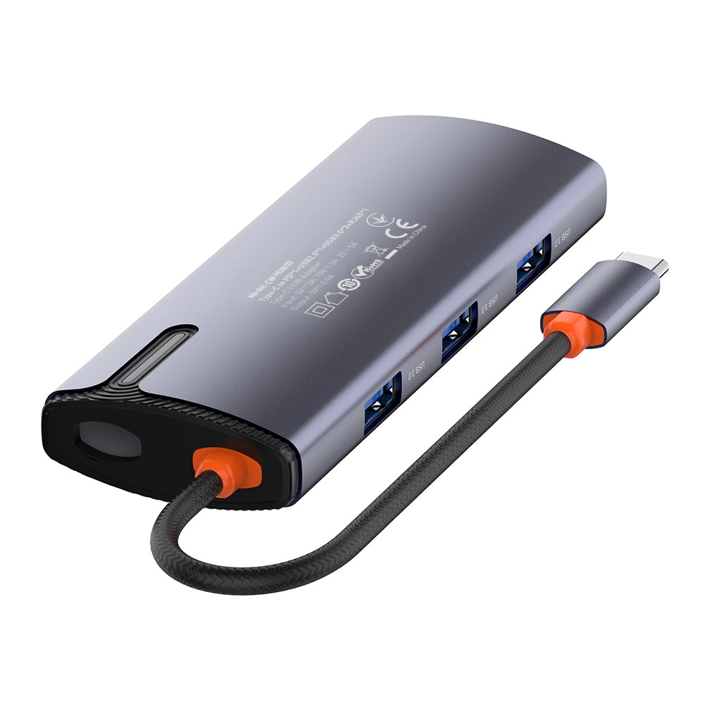 Hub USB-C ColorWay CW-HUB03, 6en1, Argenté