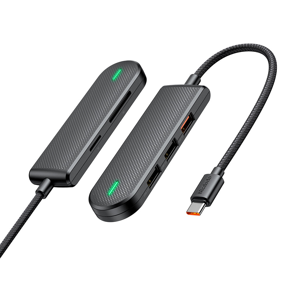 USB-C Hub McDodo HU-1430 Star, 5in1, Schwarz