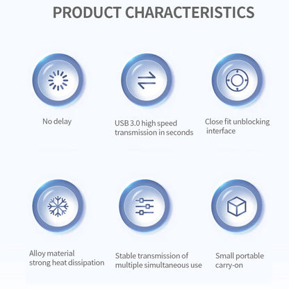 USB-C Hub Techsuit H12 ZenithDock, 4in1, Grau