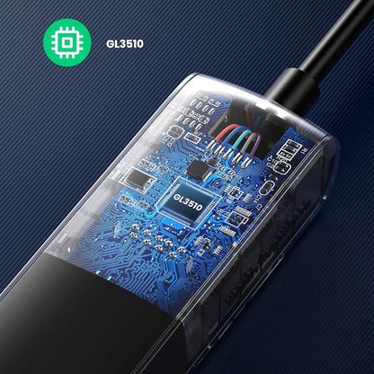Hub USB-C UGREEN CM416 (10916), 4 x USB-A 3.0, Noir