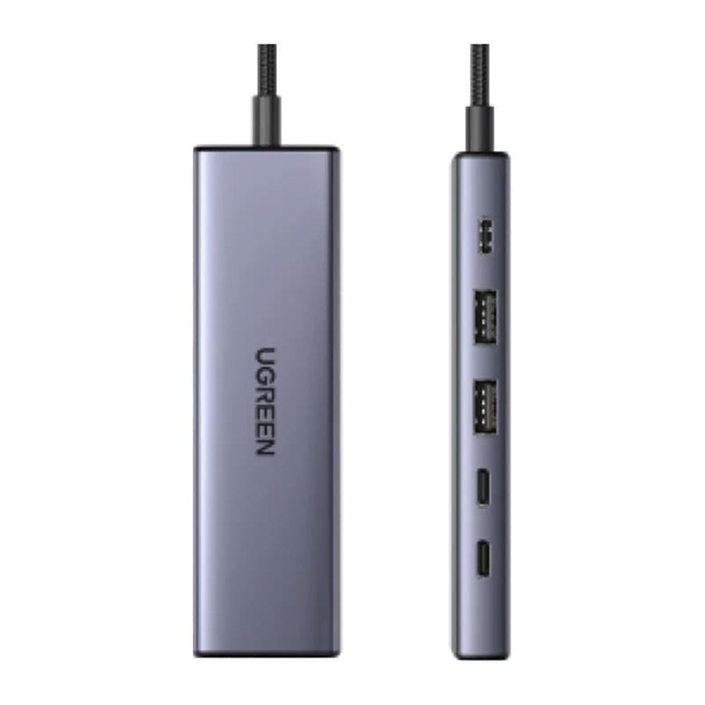 Hub USB-C UGREEN CM511 (75586), 6in1, Grau