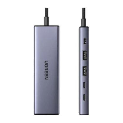 Hub USB-C UGREEN CM511 (75586), 6in1, Grau