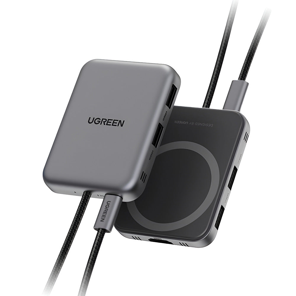 Hub USB-C UGREEN CM896 (65759), 7en1, Gris