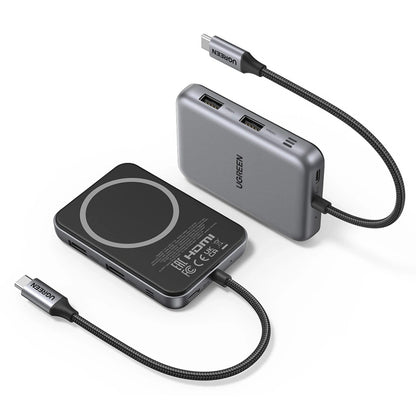 Hub USB-C UGREEN CM896 (65759), 7en1, Gris
