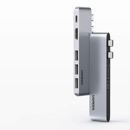 UGREEN USB-C Hub für Apple MacBook Pro / Air Serie, 3 x USB-A 3.0 - 1 x USB-C - 1 x HDMI, Grau
