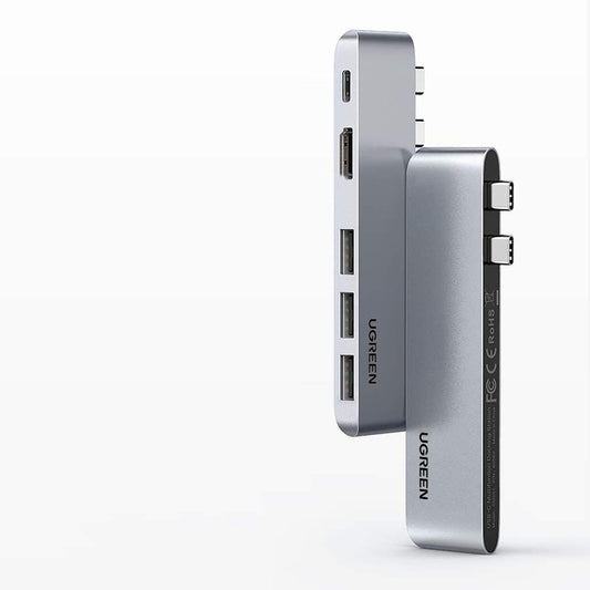 Hub USB-C UGREEN pour Apple MacBook Pro / Air Series, 3 x USB-A 3.0 - 1 x USB-C - 1 x HDMI, Gris