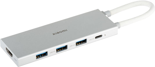 Hub USB-C Xiaomi, 3 x USB-A 3.0 - 1 x USB-C - 1 x HDMI, Weiß BHR8804GL