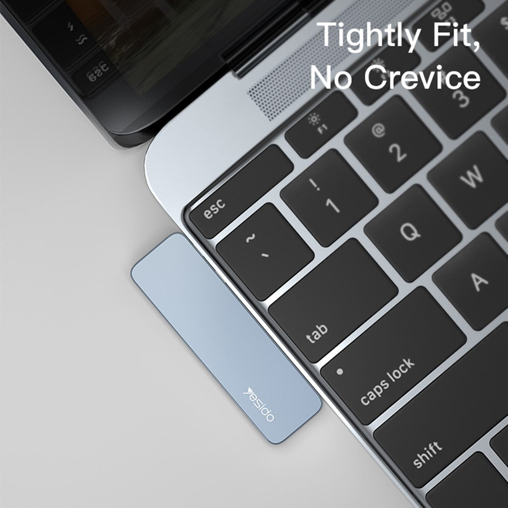 Hub USB-C Yesido HB10 pour Apple MacBook Pro / Air, 6en1, Gris