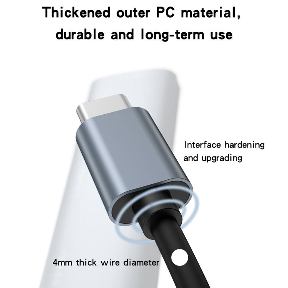 Hub USB-C Yesido HB17, 4en1, Gris