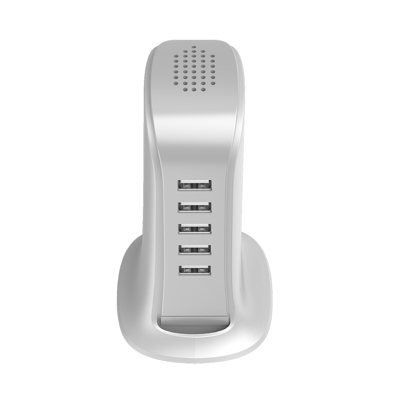 Ladegerät Station Dudao A5EU, 25W, 5A, 5 x USB-A, Weiß