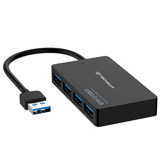 USB-Hub Techsuit H15 QuantumNode, 4in1, Schwarz