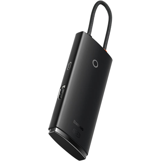 Hub USB-C Baseus Lite, 3 X USB-A 3.0 - USB-C - HDMI, Noir WKQX040001