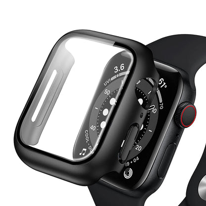 Anank Screen Guard Hülle für Apple Watch Series 7 45mm, Schwarz