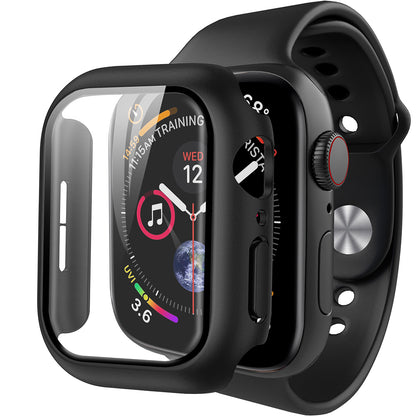 Anank Screen Guard Hülle für Apple Watch Series 7 45mm, Schwarz