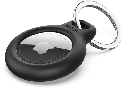 Étui Belkin Key Ring pour Apple AirTag, Noir F8W973btBLK
