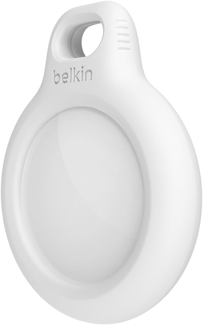 Étui Belkin Key Ring pour Apple AirTag, Blanc F8W973btWHT