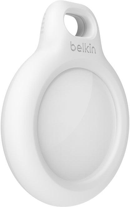 Étui Belkin Key Ring pour Apple AirTag, Blanc F8W973btWHT