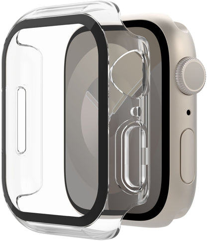 Coque Belkin ScreenForce TemperedCurve pour Apple Watch 44mm / 45mm Series, Transparente OVG004zzCL-REV