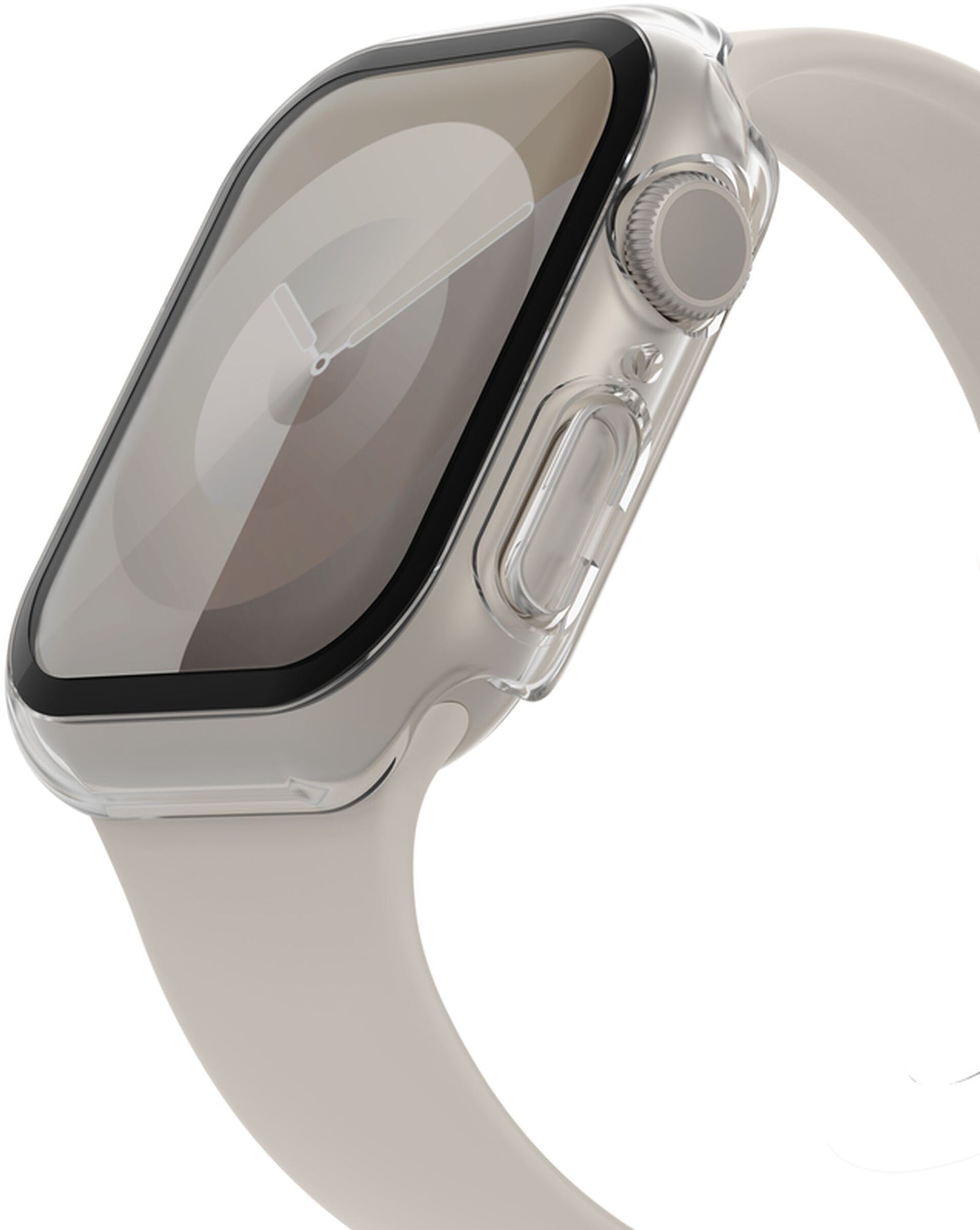 Coque Belkin ScreenForce TemperedCurve pour Apple Watch 44mm / 45mm Series, Transparente OVG004zzCL-REV