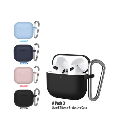 Coque Blueo Liquid pour Apple AirPods 3, Noire