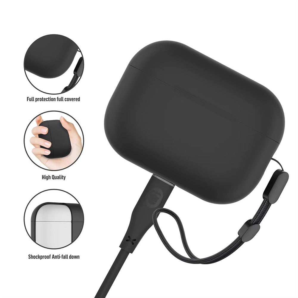 Blueo Liquid Hülle für Apple AirPods Pro 2, Lila