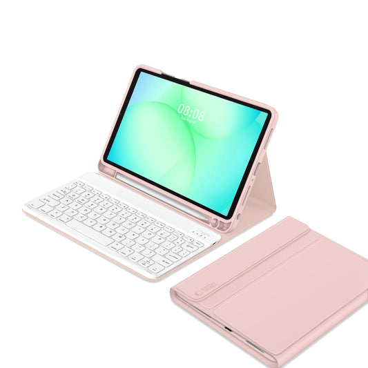 Schutzhülle mit Tastatur für Samsung Galaxy Tab A11+ / Tab A9+, Tech-Protect, SC PEN, Rosa