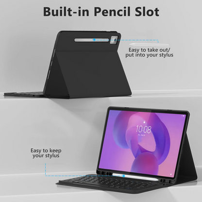Étui avec clavier pour Lenovo Idea Tab Pro, Tech-Protect, SC PEN, Noir