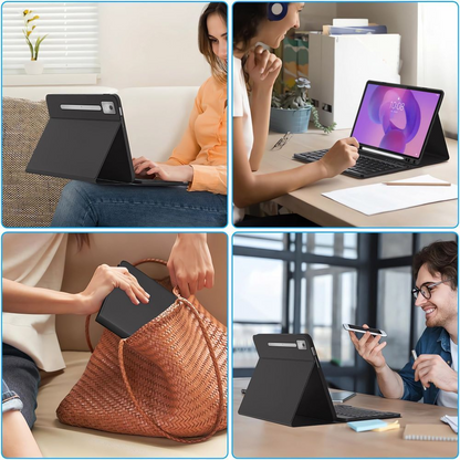 Étui avec clavier pour Lenovo Idea Tab Pro, Tech-Protect, SC PEN, Noir