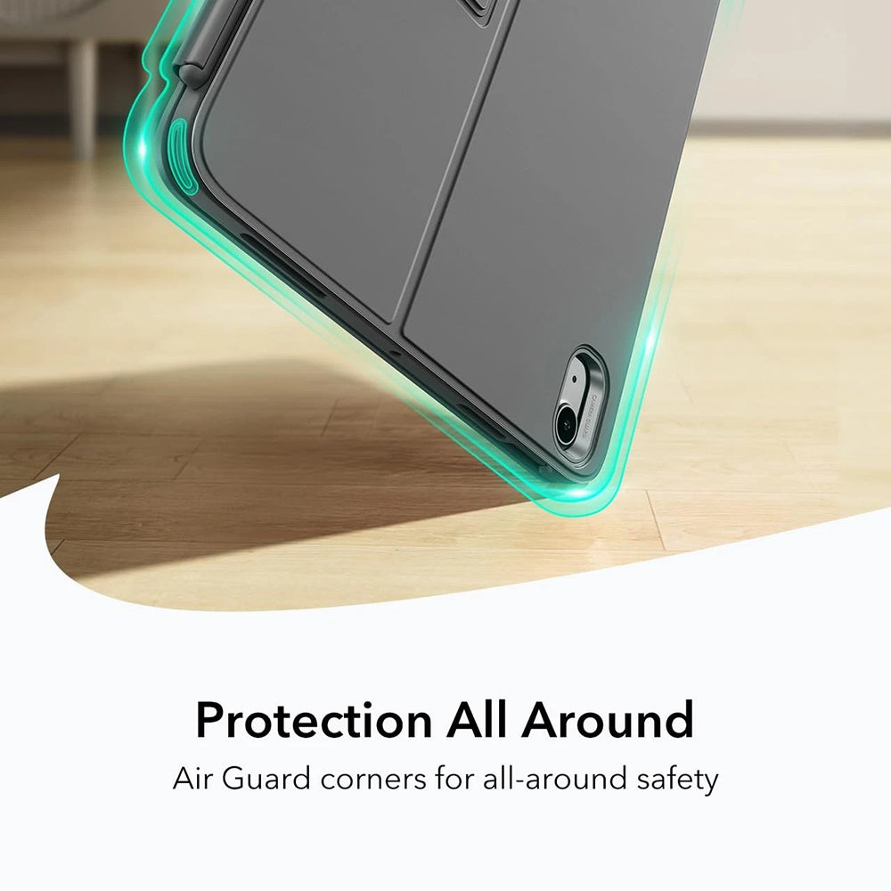Tastaturhülle für Apple iPad Air 11 (2026) / iPad Air 11 (2025) / Air 11 (2024) / Air (2022) / Air (2020), ESR, Flex, Grau