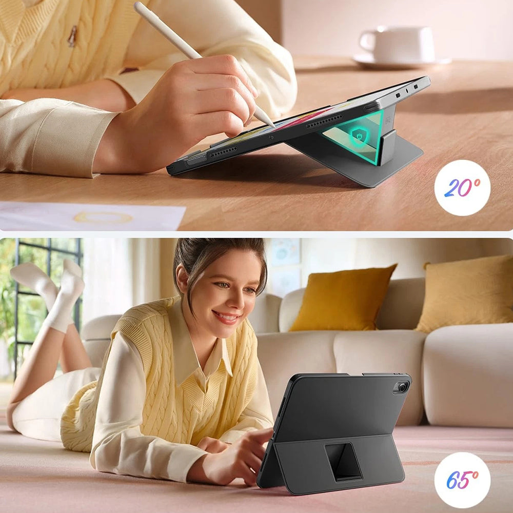 Tastaturhülle für Apple iPad Air 11 (2026) / iPad Air 11 (2025) / Air 11 (2024) / Air (2022) / Air (2020), ESR, Flex, Grau