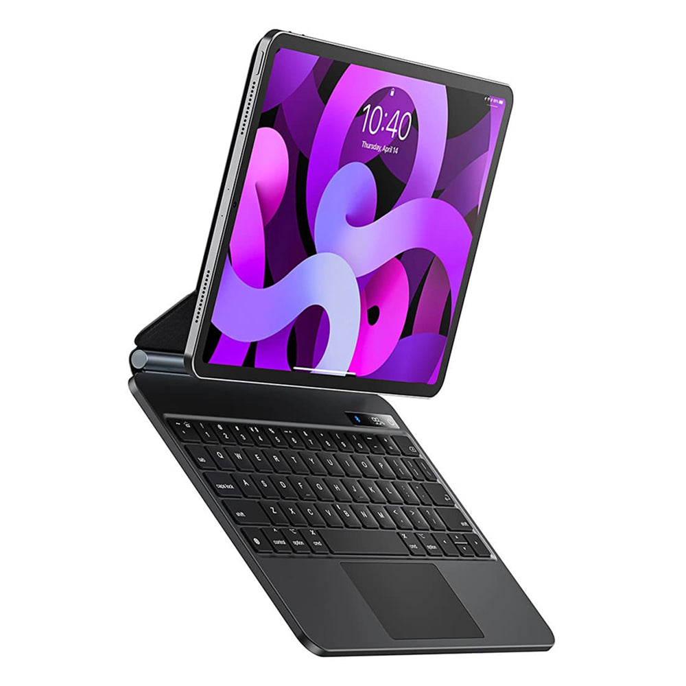 Tastaturhülle für Apple iPad Air (2022) / Air (2020) / Pro 11 (2018), Baseus, Brilliance with Digital Display, Grau