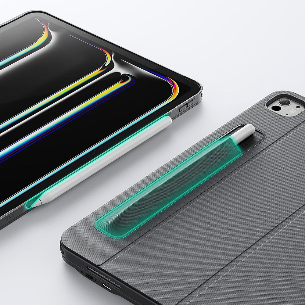 Étui avec Clavier pour Apple iPad Pro 11 (2024), ESR, Shift, Gris