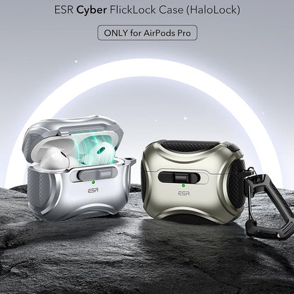 ESR Cyber Hülle für Apple AirPods Pro Serie, Grau
