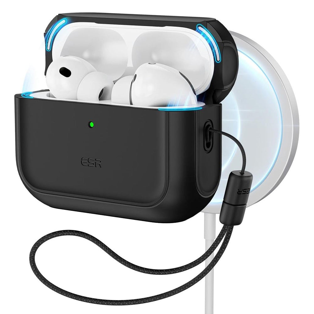 Étui ESR Orbit Hybrid pour Apple Airpods Pro 3, Noir, Reconditionné